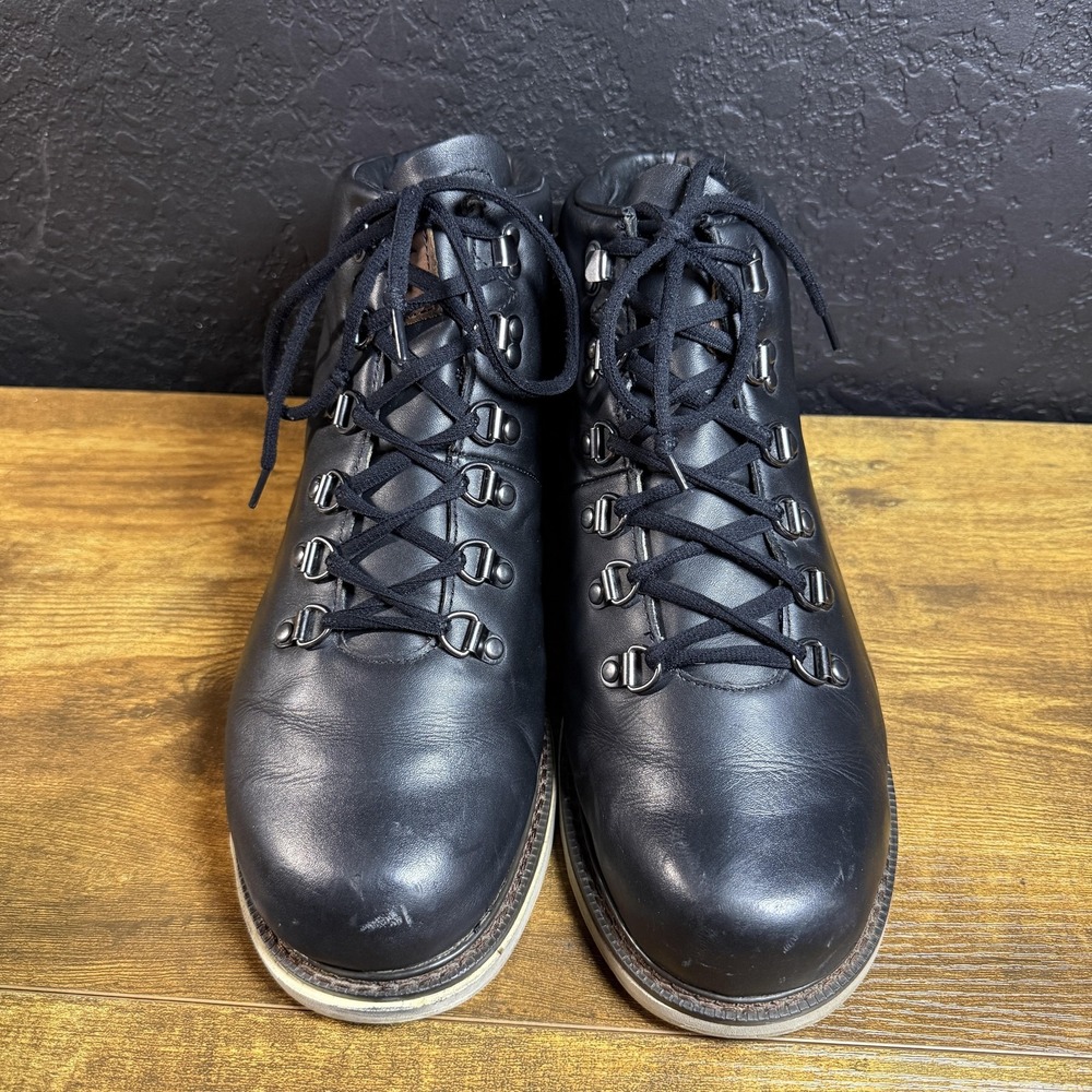 DVS Yodeler Men's Black Leather Snow Boots Size 11 US - Picture 2 of 6